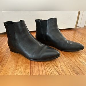 Seychelles Black Leather Chelsea Boot